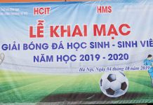LỄ KHAI MẠC GIẢI BÓNG ĐÁ HỌC SINH SINH VIÊN – LẦN THỨ 3 NĂM HỌC 2019-2020
