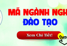 CÁC NGÀNH NGHỀ ĐÀO TẠO NĂM 2019 -2020