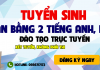 THÔNG BÁO TUYỂN SINH ĐÀO TẠO TRỰC TUYẾN KHÓA 27: NGÀNH NGÔN NGỮ ANH VÀ NGÀNH LUẬT – ĐẠI HỌC ĐÀ NẴNG