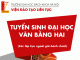 THÔNG BÁO TUYỂN SINH NĂM 2021 VĂN BẰNG HAI VÀ LIÊN THÔNG TỪ TRUNG CẤP LÊN CAO ĐẲNG, CAO ĐẲNG LÊN ĐẠI HỌC